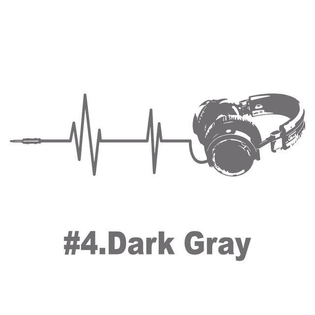 Headphone Wall Stickers