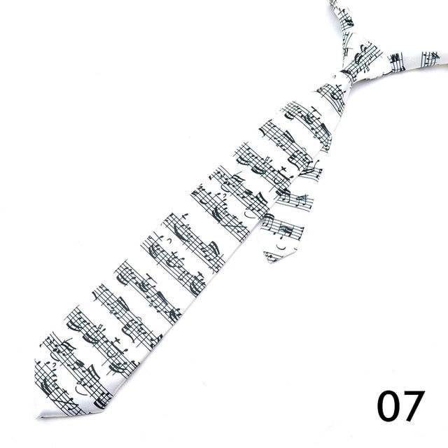 Novelty Music Note Tie