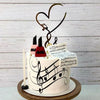 Music Notes Birthday Cake Topper