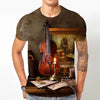 Adult/Kids Violin Print T-shirt Collection