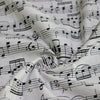 Music Notes Cotton Fabric