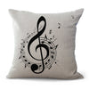 Free - Colorful Music Notes Pillowcase