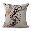 Free - Colorful Music Notes Pillowcase