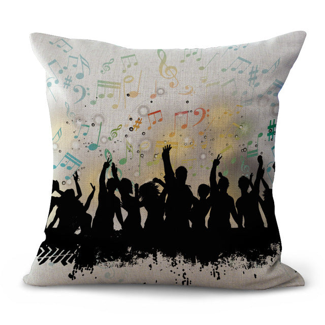 Free - Music Instrument Cushion Pillow Case