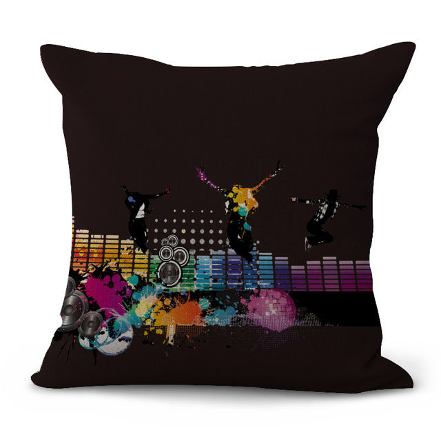 Free - Music Instrument Cushion Pillow Case