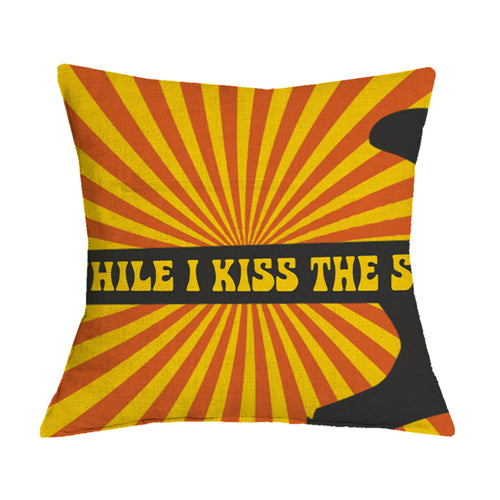 Guitar Musical Note Pillow Cover