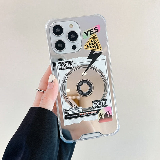 Music CD Mirror iPhone Case