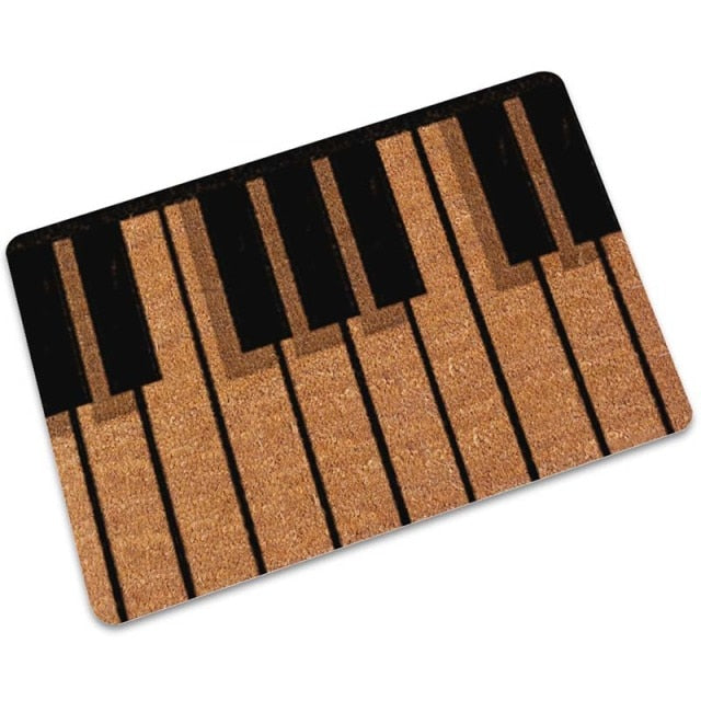 Vintage Piano Keys Doormat