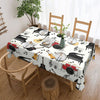 Music Instrument Rectangular Tablecloth