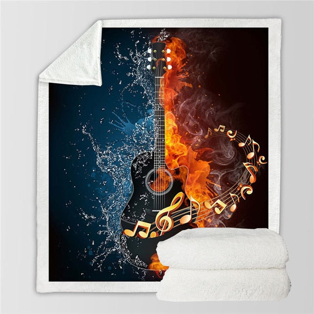 Guitar Water & Fire Blanket