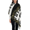 Piano Key Music Note Shawl