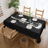 Music Note Guitar Rectangular Tablecloth