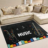 Piano Guitar Living Room Rug