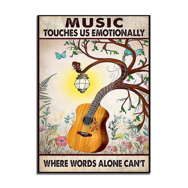 Music Touches Us Emotionally Poster