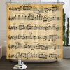 Simple Music Art Shower Curtain