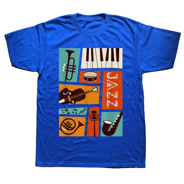 Funny Jazz Music Band T-shirt