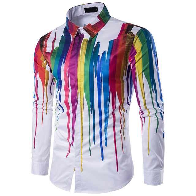Splash Paint Men's Shirt