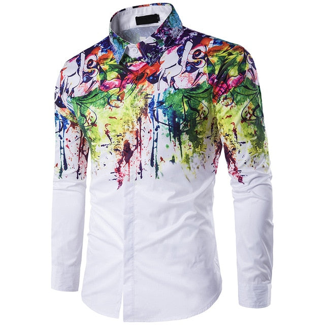 Splash Paint Men's Shirt