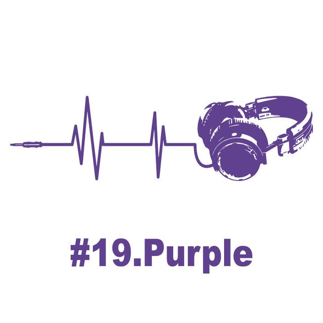 Headphone Wall Stickers