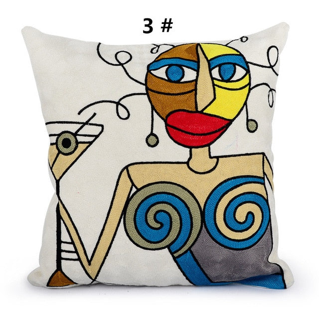 Picasso Canvas Pillow Cover