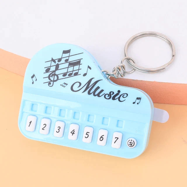 Mini Music Electronic Piano Keychain