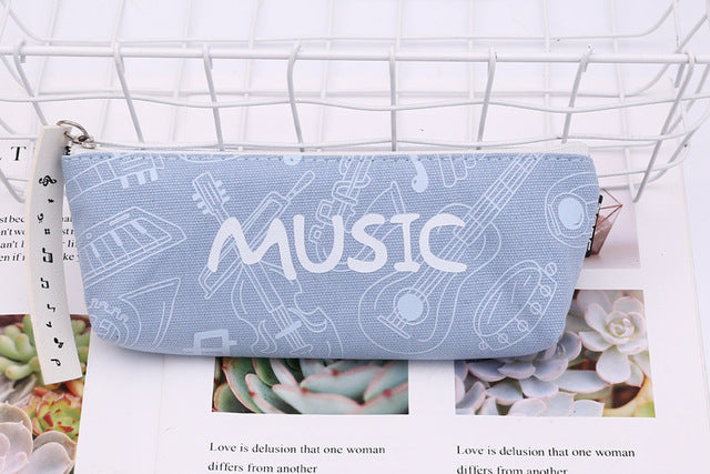 Triangle Music Pencil Bags