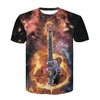 Fire Rock Guitar T-shirt - Size M - { shop_name }} - Review