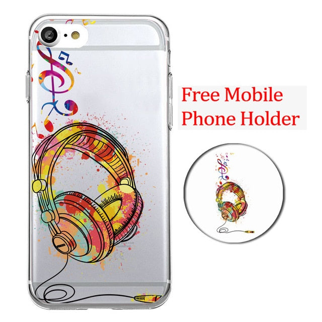 Music Transparent iPhone Case