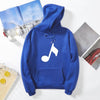 Music Note Women's Pocket Hoodie