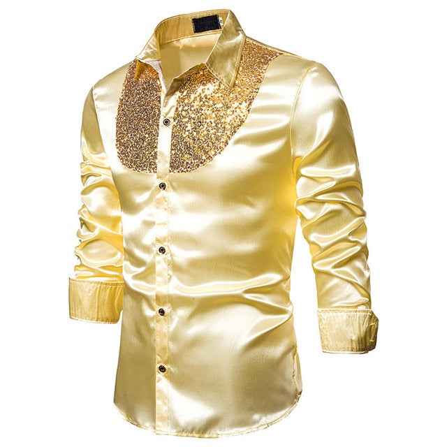 Men's Sequin Shirt