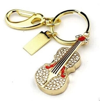 Violin Key Chain USB Flash Drive