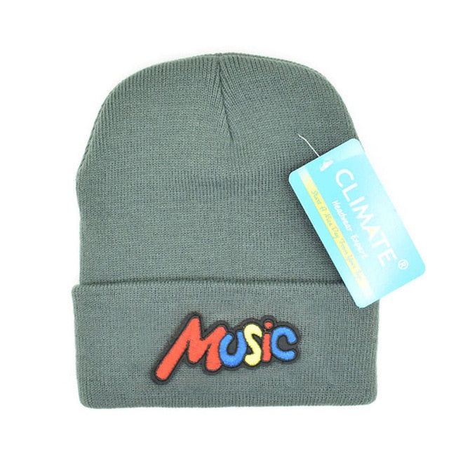 Music Knitted Beanie