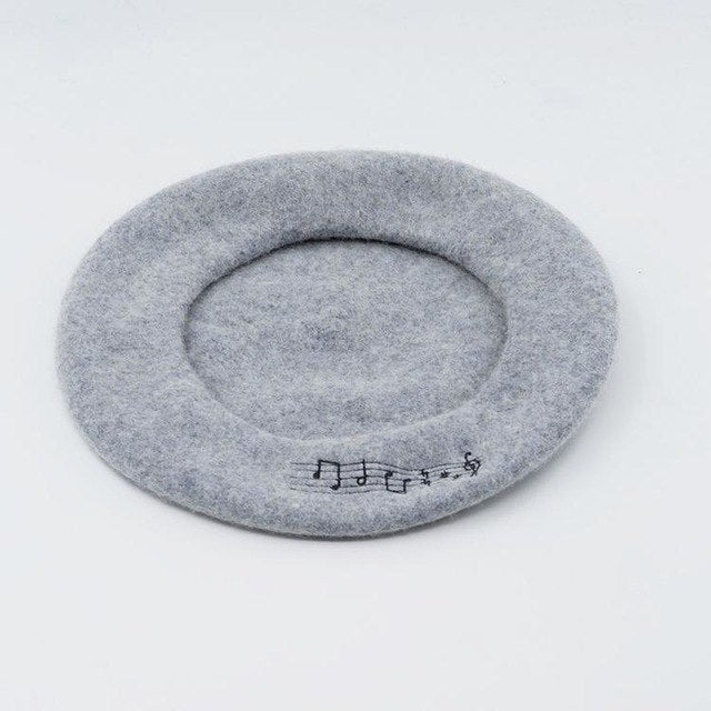 Musical Note Beret Flat Caps