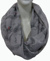 Music Note Cat Printed Scarf
