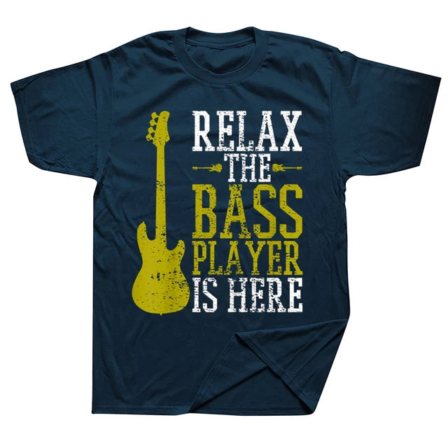 Bass Player Is Here Guitar T-shirt
