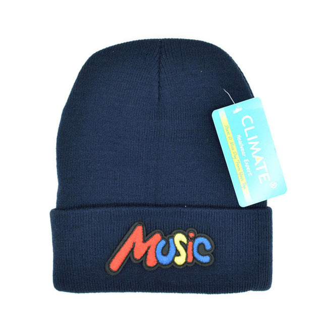 Music Knitted Beanie