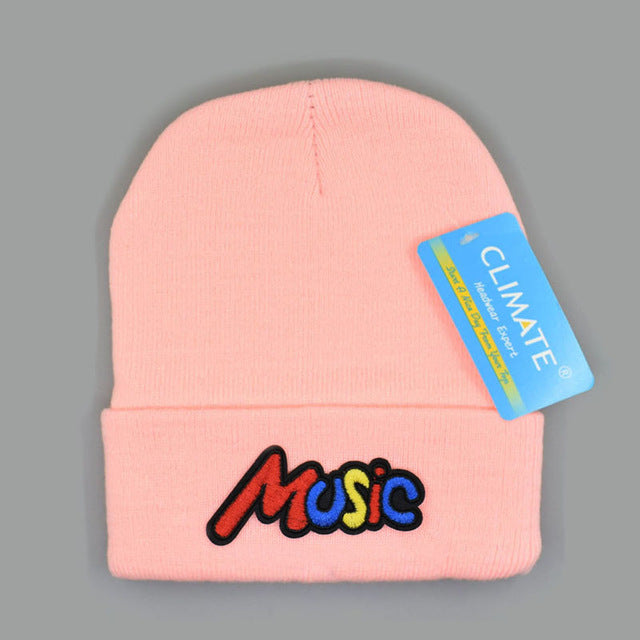 Music Knitted Beanie