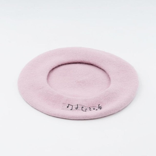 Musical Note Beret Flat Caps
