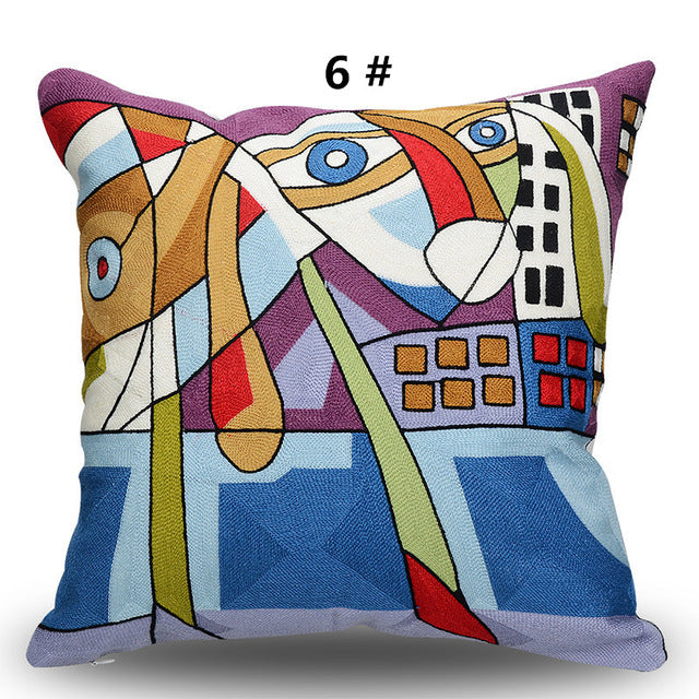 Picasso Canvas Pillow Cover