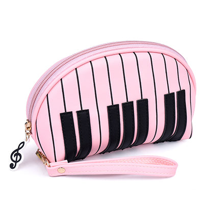 Piano Keys Mini Makeup Bag - Pink - { shop_name }} - Review