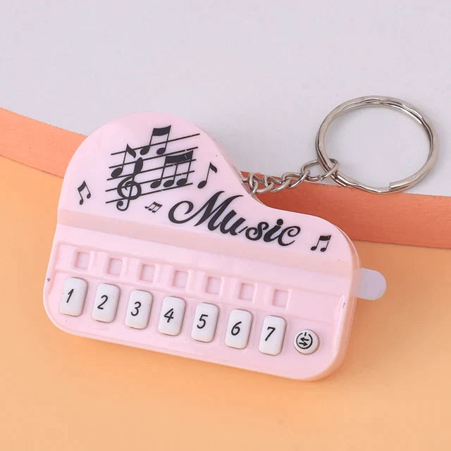 Mini Music Electronic Piano Keychain