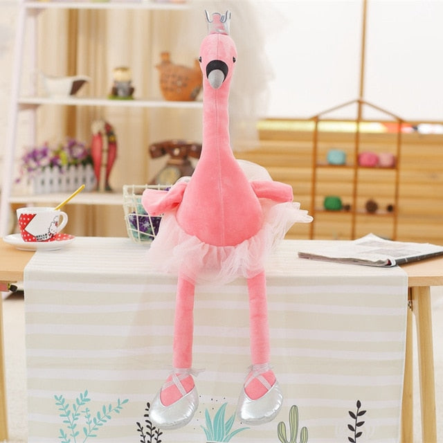 Ballet Swan & Flamingo Plush Toy
