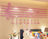 3D Music Note Wall Stickers - Pink / medium size - { shop_name }} - Review