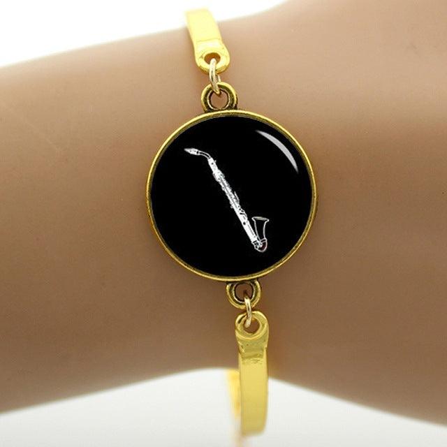 Vintage Music Instruments Bracelet