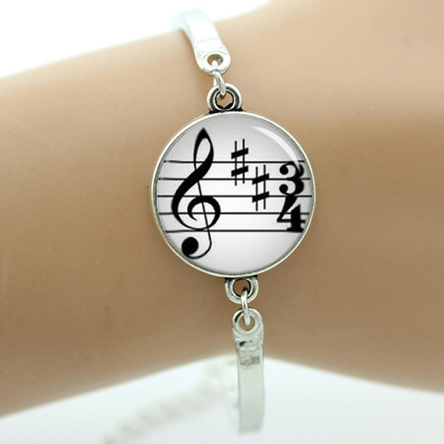 Vintage Musical Note Bracelet