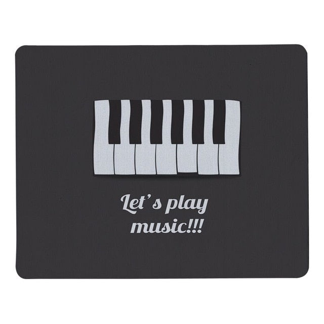 Music Notes Piano Mouse Pad