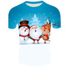 Snowy Christmas Blue T-shirt Collection