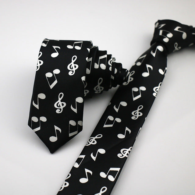 Free - Music Note Neck Tie - Artistic Pod Review