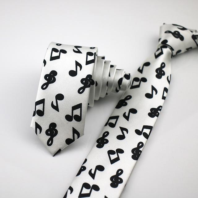Music Note Neck Tie
