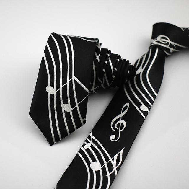 Music Note Neck Tie